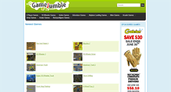 Desktop Screenshot of gamejumble.com